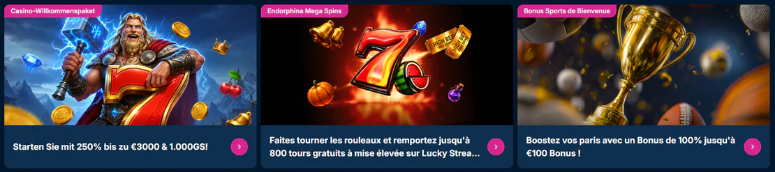 Promotions et tours gratuits